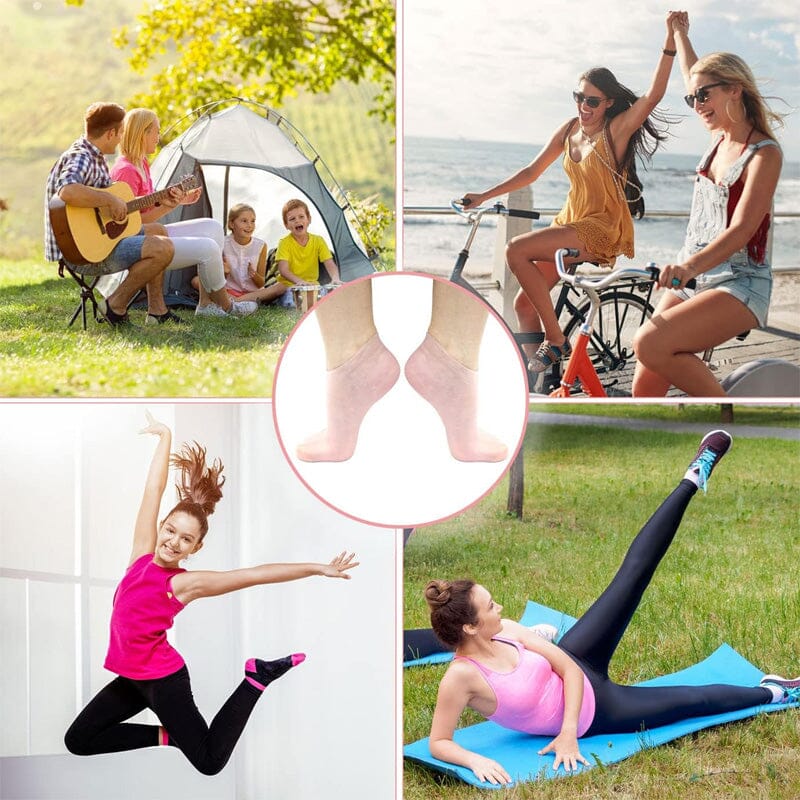 Calze in silicone per il trattamento dei piedi per donne
