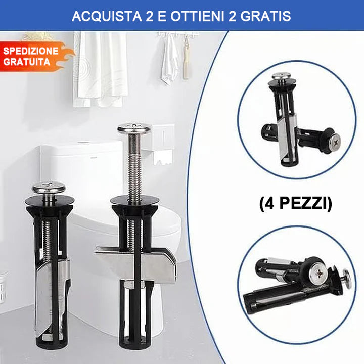Kit di bulloni per sedili WC