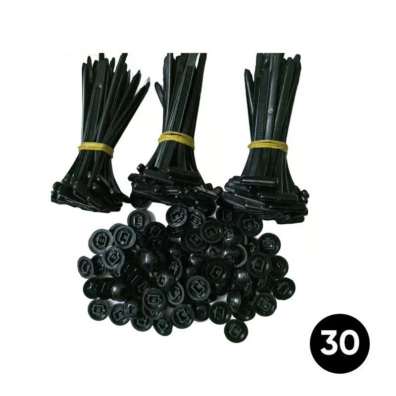 Fibbia universale per fascette stringicavo in nylon