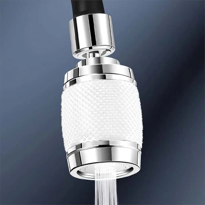 Aeratore per rubinetto anti-schizzo girevole a 360 gradi