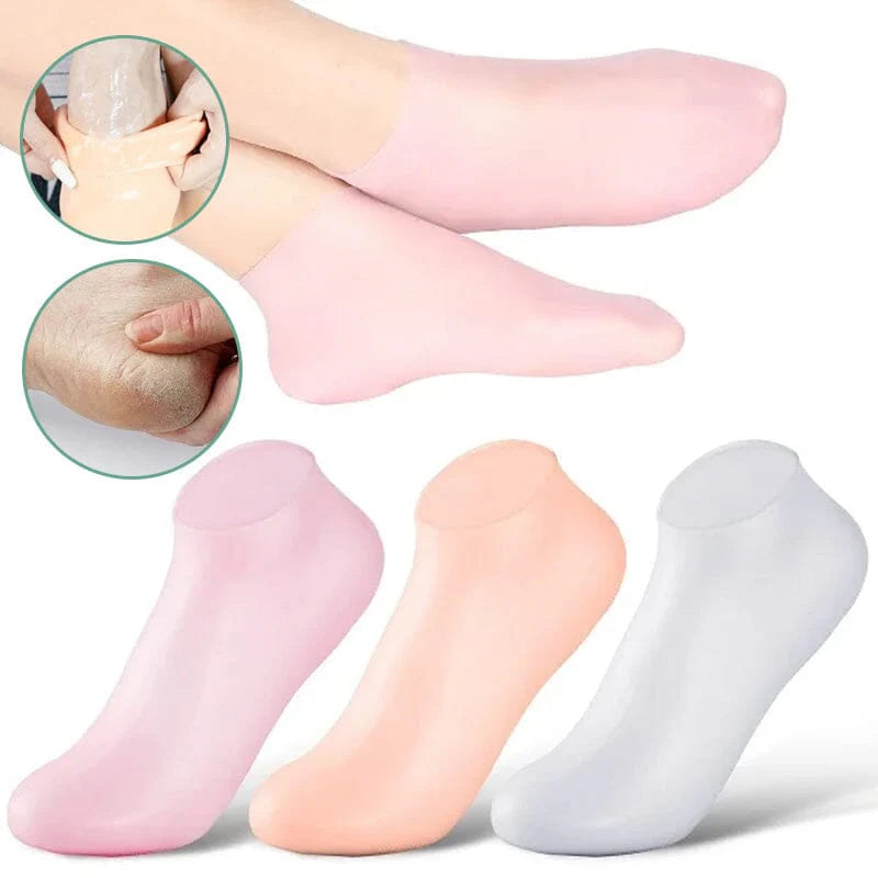 Calze in silicone per il trattamento dei piedi per donne