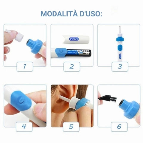 Aspiratore per cerume auricolare