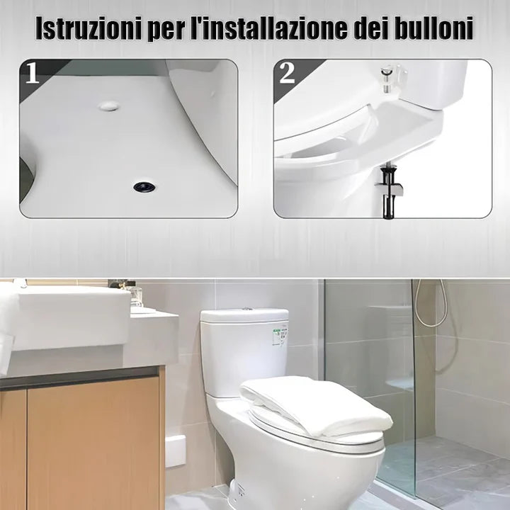 Kit di bulloni per sedili WC