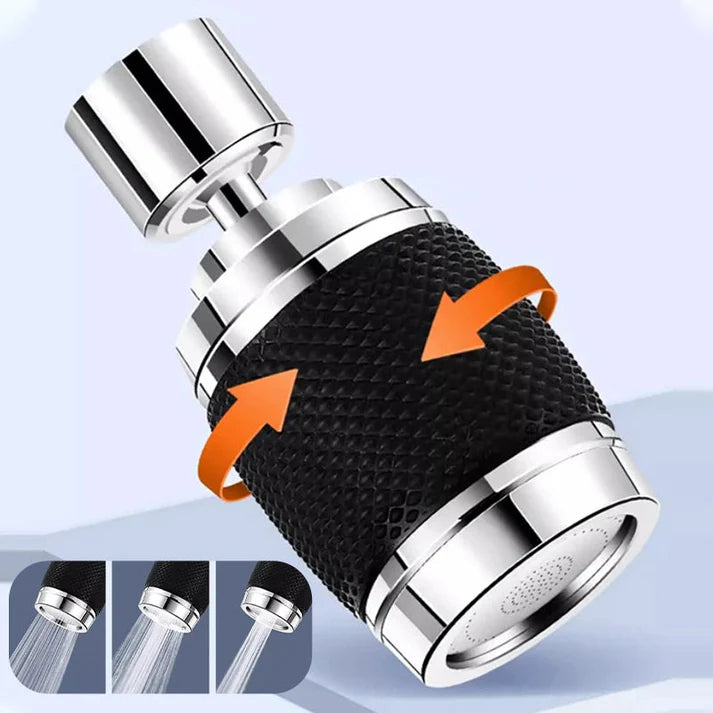 Aeratore per rubinetto anti-schizzo girevole a 360 gradi
