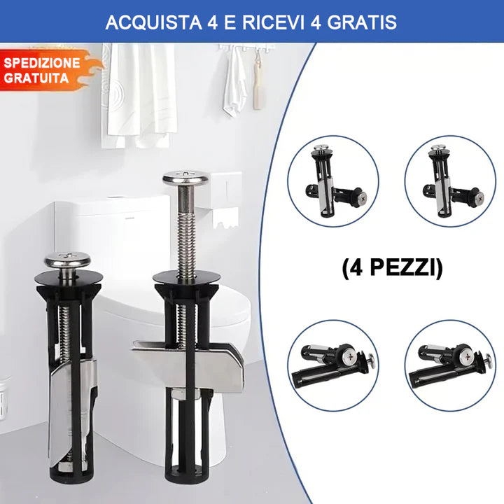Kit di bulloni per sedili WC