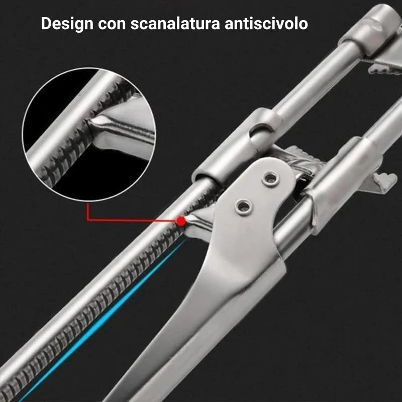 Apriscatole regolabile in acciaio inossidabile