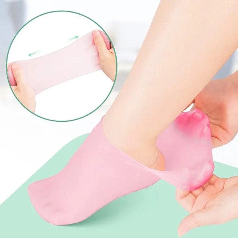 Calze in silicone per il trattamento dei piedi per donne