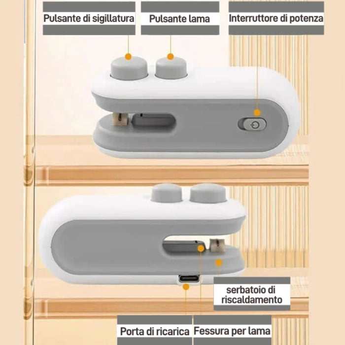 Mini Sigillatore Versione Migliorata 2024
