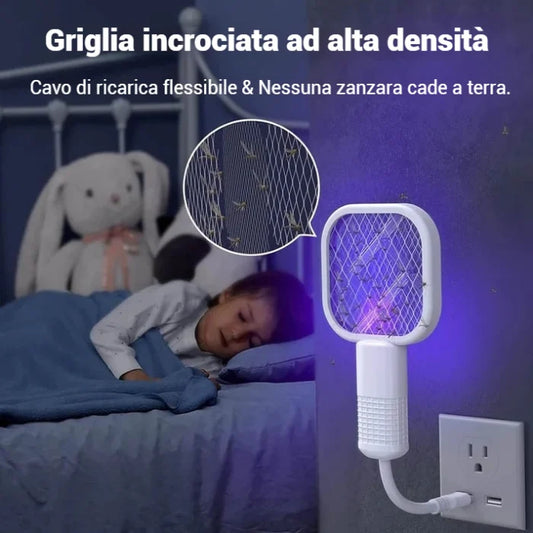 USB Mini Racchetta Elettrica Antizanzare