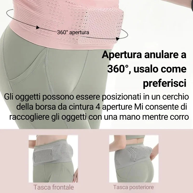 Marsupio multifunzionale in maglia traspirante nascosto (Compra uno, ne ricevi uno in omaggio)