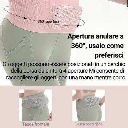 Marsupio multifunzionale in maglia traspirante nascosto (Compra uno, ne ricevi uno in omaggio)