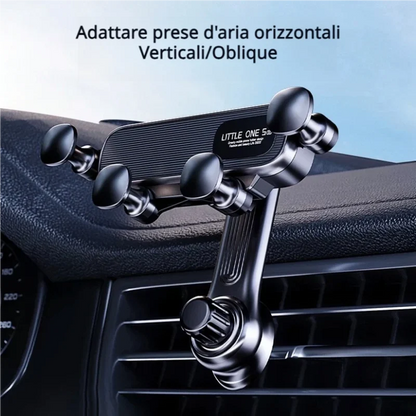 Porta cellulare da auto orientabile a 360°