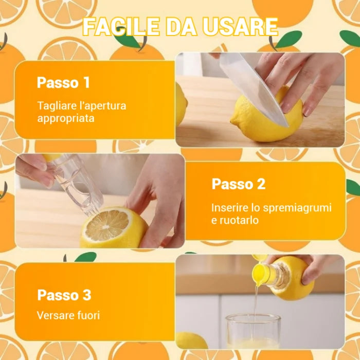 🍋 Mini spremiagrumi per limoni