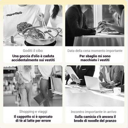 🎯 Penna Smacchiante Istantanea per Tessuti – Stick di Pulizia Portatile a Doppia Testa