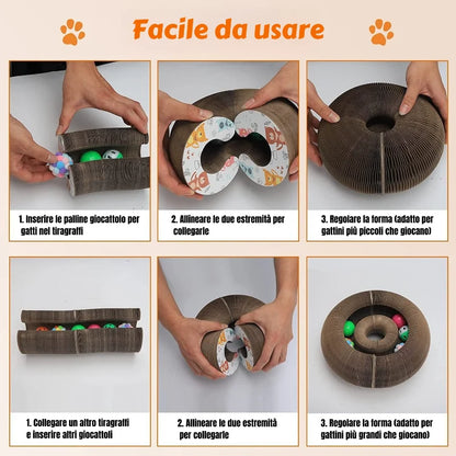 😻Tavola da grattare per gatti magica pieghevole